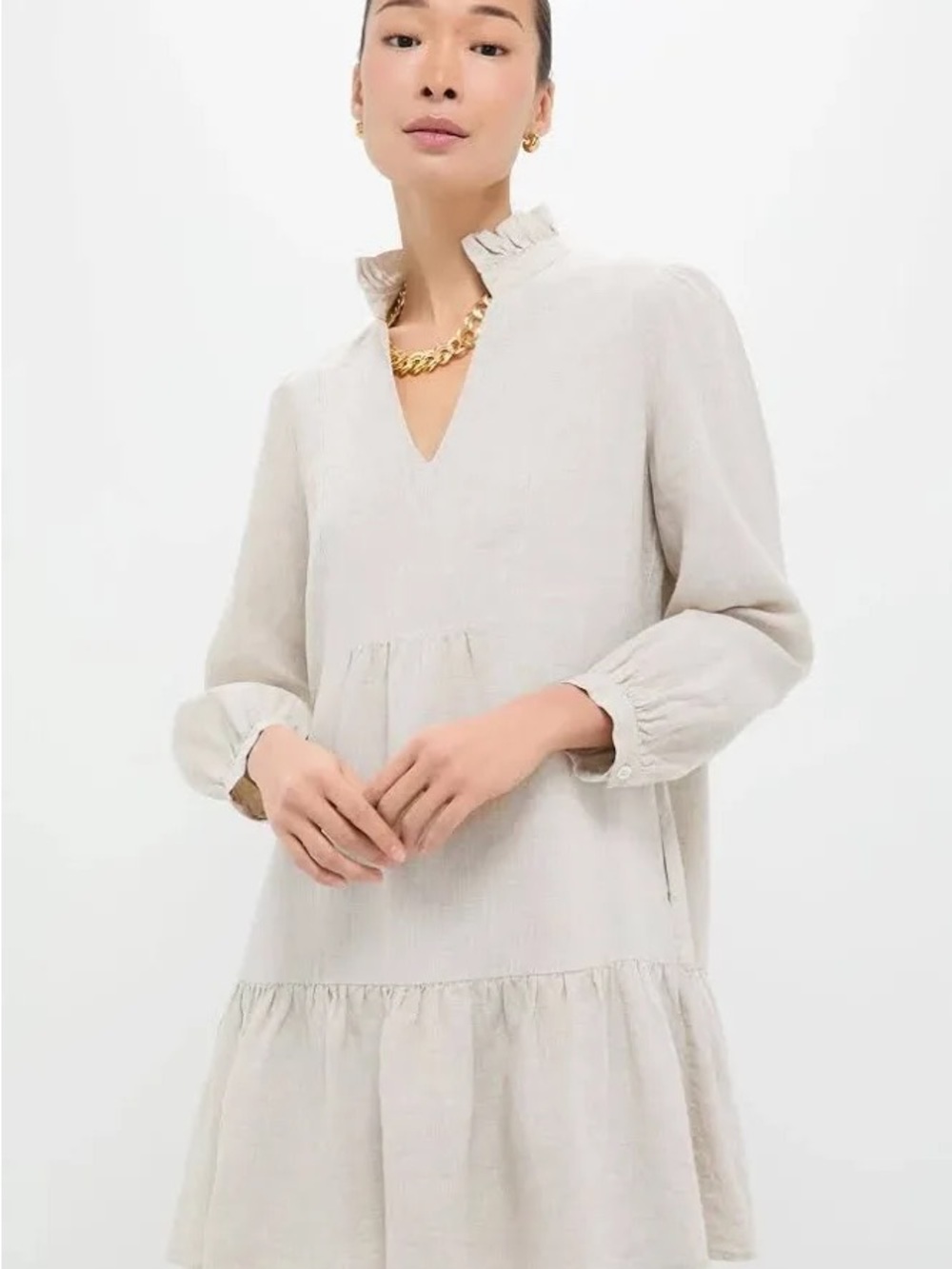 Tuckernuck Stone Linen Palmerston Dress